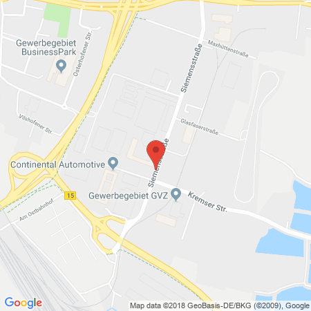Position der Autogas-Tankstelle: Linde gas and more in 93055, Regensburg