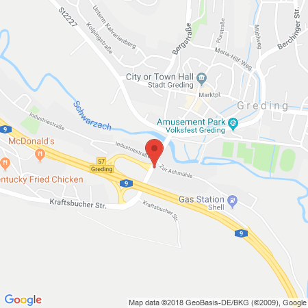 Standort der Autogas Tankstelle: BayWa Tankstelle Guido Rind in 91171, Greding