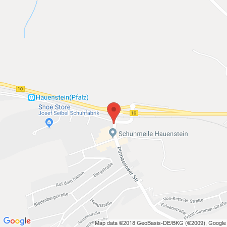 Position der Autogas-Tankstelle: L Debnar Wasgaugarage GmbH in 76846, Hauenstein