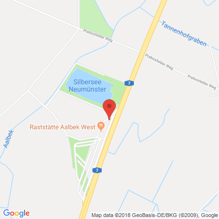 Standort der Autogas Tankstelle: BAB-Tankstelle Aalbek West (Shell) in 24537, Neumünster