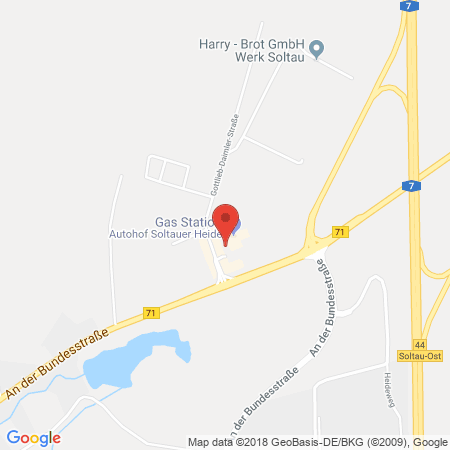 Position der Autogas-Tankstelle: Autohof Soltauer Heide in 29614, Soltau-Harber