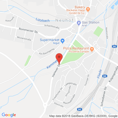 Standort der Autogas Tankstelle: Autodienst Christoph Schäfer in 36119, Neuhof