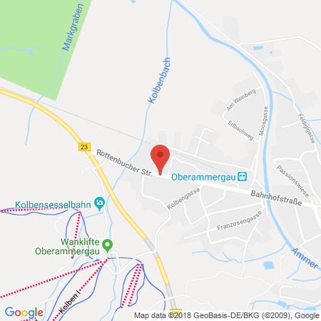 Standort der Autogas Tankstelle: Autohaus Krause in 82487, Oberammergau