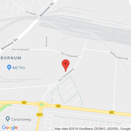 Position der Autogas-Tankstelle: LTG Station Hans-Jürgen Watzel in 30453, Hannover