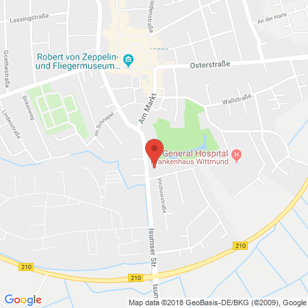 Standort der Autogas Tankstelle: SCORE SB-Station in 26409, Wittmund
