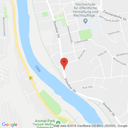 Standort der Autogas Tankstelle: GO Tankstelle in 01662, Meißen