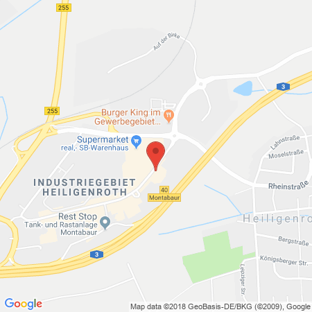 Position der Autogas-Tankstelle: Knauber Freizeitmarkt Automatentankstelle in 56412, Montabaur-Heiligenroth