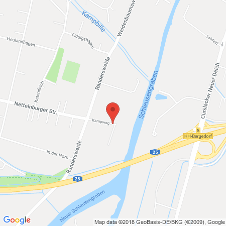 Position der Autogas-Tankstelle: Joachim Sinke GmbH in 21035, Hamburg-Bergedorf