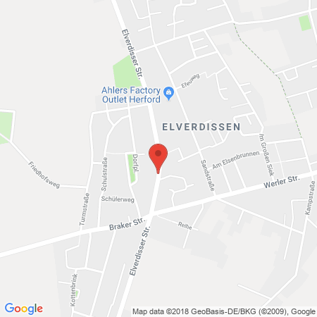 Standort der Autogas Tankstelle: AGIP Tankstelle in 32052, Herford-Elverdissen