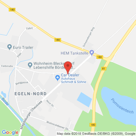 Position der Autogas-Tankstelle: AGIP Service Station in 39435, Egeln-Nord