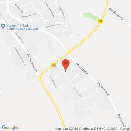 Position der Autogas-Tankstelle: Förschner Tankreinigung in 88348, Bad Saulgau