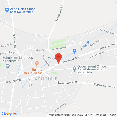 Standort der Autogas Tankstelle: Esso Tankstelle in 27308, Kirchlinteln