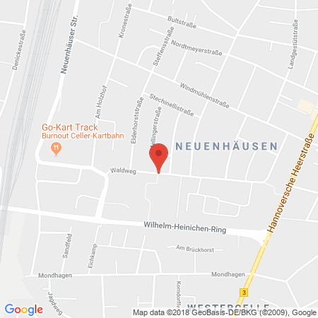 Position der Autogas-Tankstelle: Zollagentur Celle Ralf Bartelt e.K. in 29221, Celle-Neuenhäusen