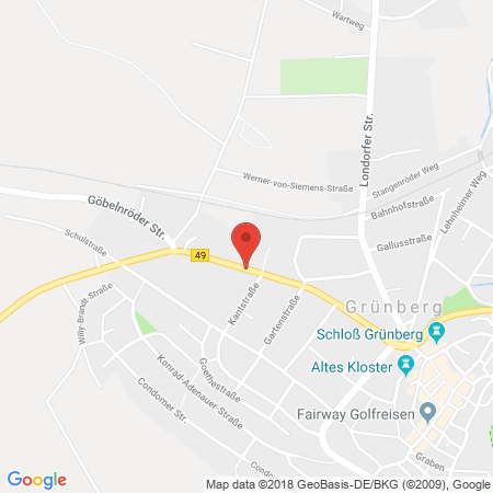 Standort der Autogas Tankstelle: Tankpunkt GmbH in 35305, Grünberg