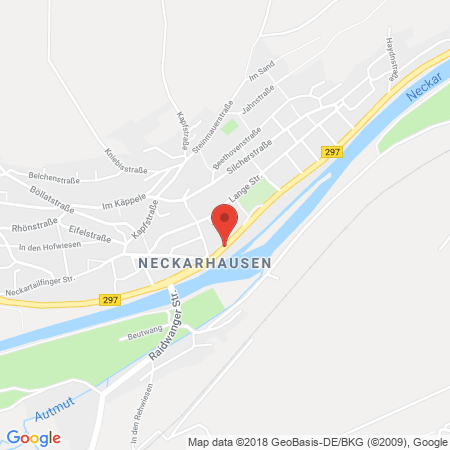 Position der Autogas-Tankstelle: LD-Tankstelle Rolf Hagenloch in 72622, Nürtingen-Neckarhausen