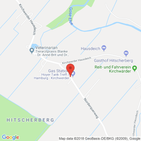 Standort der Autogas Tankstelle: Hoyer Tank-Treff in 21037, Hamburg-Kirchwerder