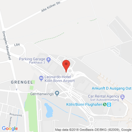 Standort der Autogas Tankstelle: Total-Tankstelle in 51147, Köln