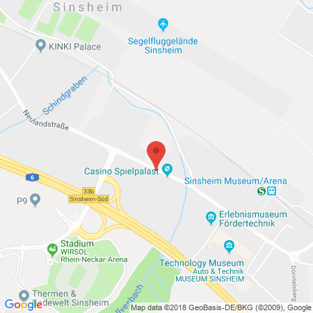 Standort der Autogas Tankstelle: LOMO Autohof Kolb in 74889, Sinsheim