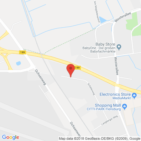 Standort der Autogas Tankstelle: Absolut Auto GmbH & Co. KG in 24941, Flensburg