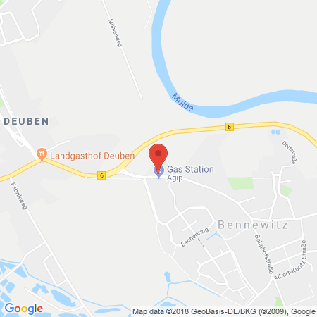 Standort der Autogas Tankstelle: AGIP Service Station in 04828, Bennewitz