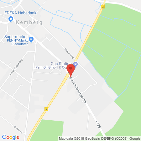 Standort der Autogas Tankstelle: PAM-OIL GmbH & Co. KG in 06901, Kemberg