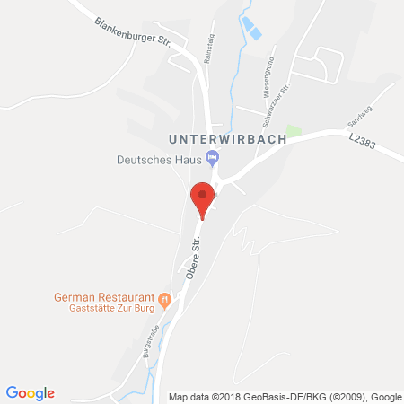 Standort der Autogas Tankstelle: AVIA in 07422, Bad Blankenburg