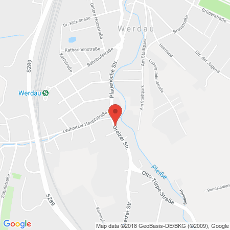 Standort der Autogas Tankstelle: ARAL Tankstelle in 08412, Werdau
