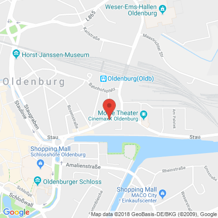 Position der Autogas-Tankstelle: Vitogaz Deutschland GmbH in 26122, Oldenburg