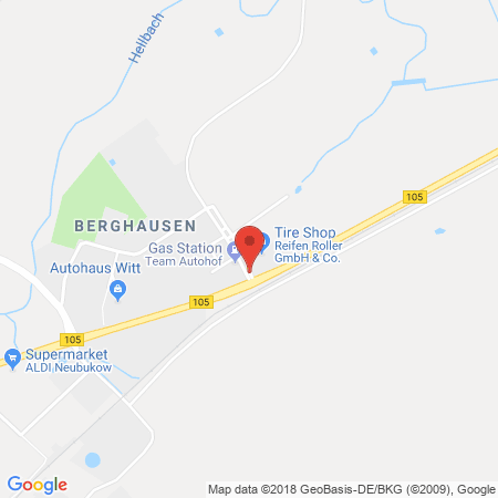 Standort der Autogas Tankstelle: Team Autohof Neubukow in 18233, Neubukow