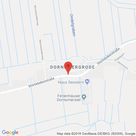 Standort der Autogas Tankstelle: Automobile Jacobsen in 26553, Dornum-Dornumergrode