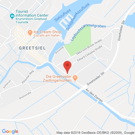 Standort der Autogas Tankstelle: Freie Tankstelle / Gerhard Poppinga in 26736, Greetsiel