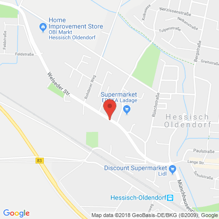 Standort der Autogas Tankstelle: Aral Tankstelle in 31840, Hessisch Oldendorf