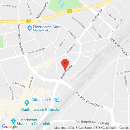 Standort der Autogas Tankstelle: AVIA Tankstelle in 33330, Gütersloh