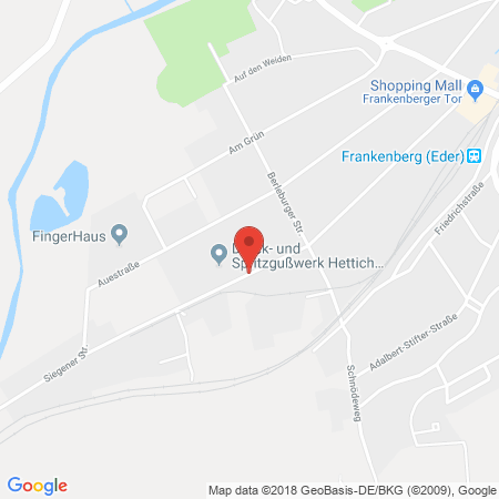 Standort der Autogas Tankstelle: RWZ Tankstelle in 35066, Frankenberg