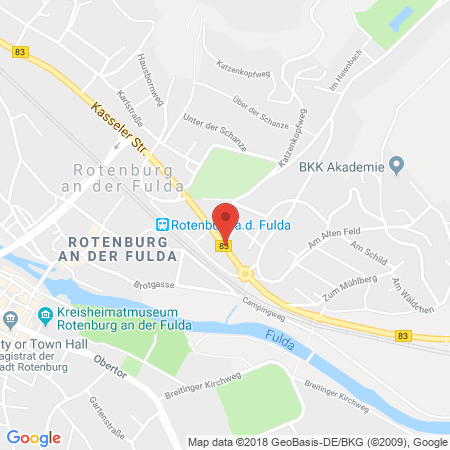 Standort der Autogas Tankstelle: Shell Station in 36199, Rotenburg an der Fulda