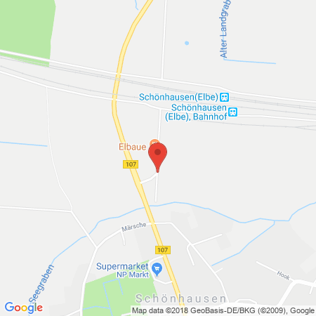 Position der Autogas-Tankstelle: Sprint Tankstelle in 39524, Sandau
