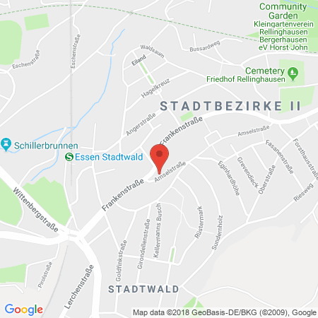 Position der Autogas-Tankstelle: Total-Tankstelle in 45134, Essen
