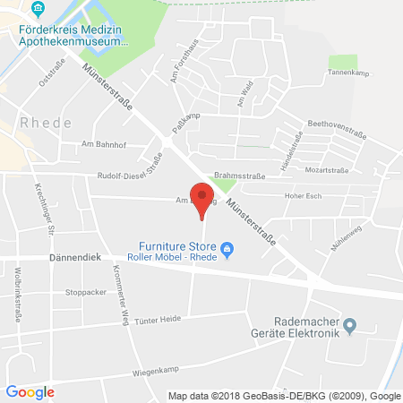 Standort der Autogas Tankstelle: Gas Cat in 46414, Rhede