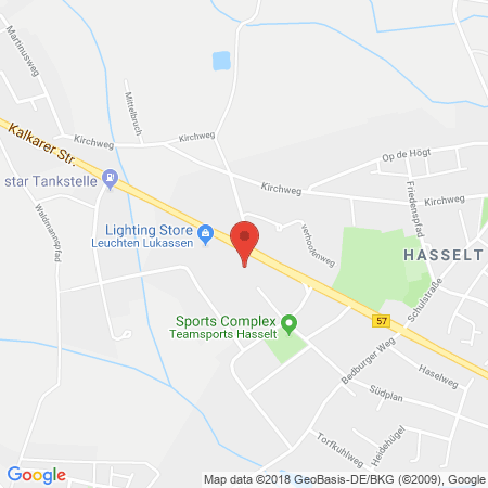 Standort der Autogas Tankstelle: Gas & More Niederrhein Automatentankstelle in 47551, Bedburg-Hau