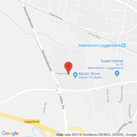 Standort der Autogas Tankstelle: Raiffeisen Laggenbeck in 49479, Ibbenbüren-Laggenbeck