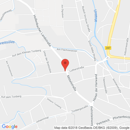 Standort der Autogas Tankstelle: SUBARU Autohaus Hoppe in 99974, Mühlhausen