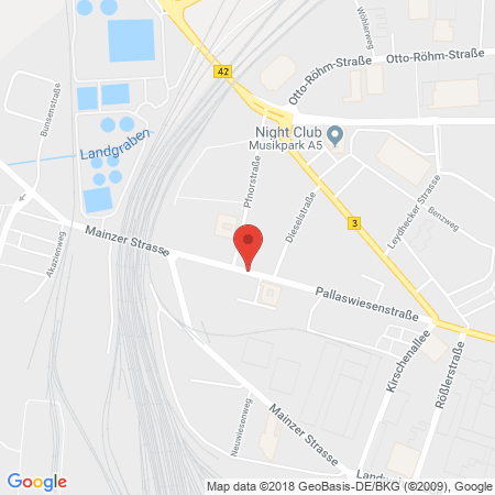 Standort der Autogas Tankstelle: Firma Karaahmetaglu in 64293, Darmstadt