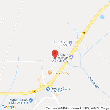 Standort der Autogas Tankstelle: AutoService B49 GbR in 65614, Beselich-Obertiefenbach