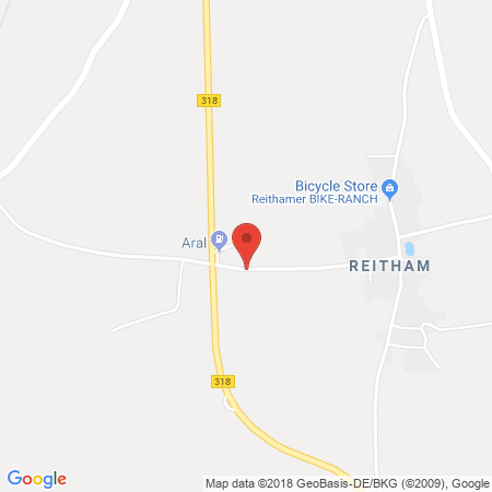 Position der Autogas-Tankstelle: Aral-Tankstelle Adolf Schwarzer in 83627, Warngau