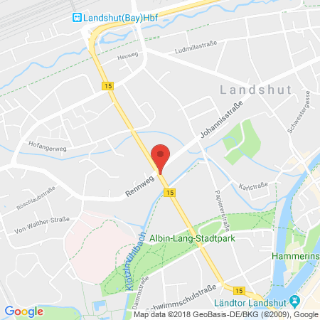 Standort der Autogas Tankstelle: OMV Tankstelle in 84034, Landshut