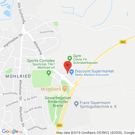 Standort der Autogas Tankstelle: Süd Treibstoff Tankstellle in 86529, Schrobenhausen
