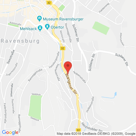 Position der Autogas-Tankstelle: SB-Tank-Station Roth e.K. in 88212, Ravensburg