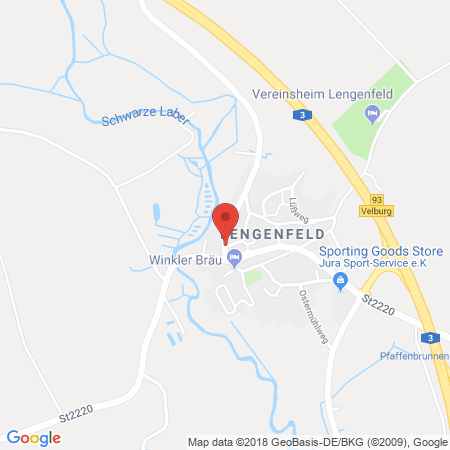 Standort der Autogas Tankstelle: Tankstelle Stiegler in 92355, Lengenfeld