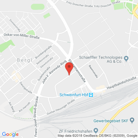 Standort der Autogas Tankstelle: Automeister Markert in 97424, Schweinfurt