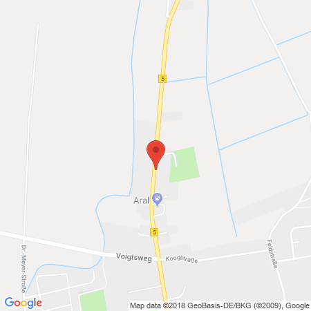 Standort der Autogas Tankstelle: Autohaus Rau GmbH Marne in 25709, Marne